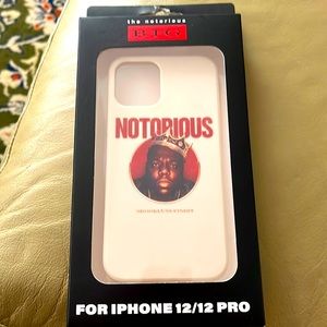 NWT(NIB)! iPhone Case with Notorious B.I.G. Fits iPhone 12/12 Pro